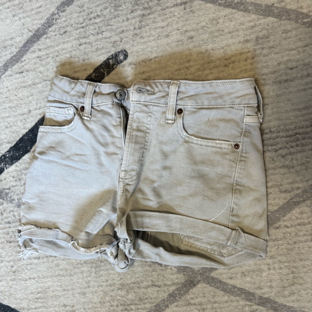 Old Navy Light Gray Denim Shorts
